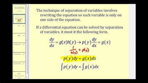 separation of variables calculator|solving by separation of variables.